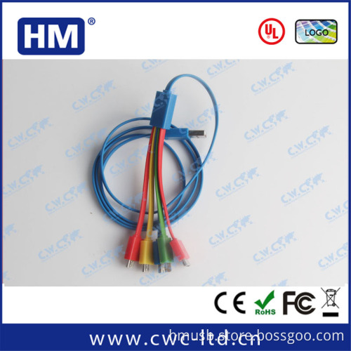 2016 newest promotional products 5 in 1 charging cables for mobile phones